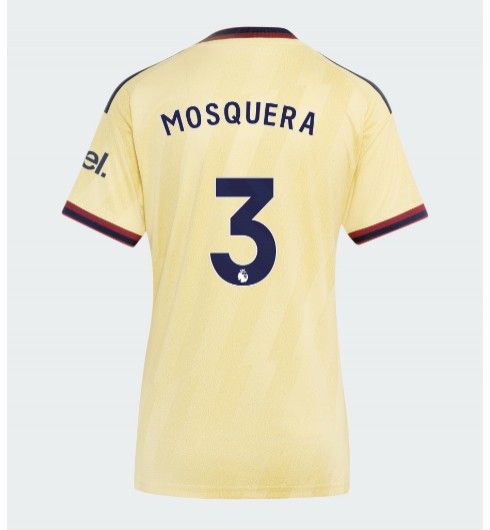 Arsenal Cristhian Mosquera #3 Kolmaspaita Naisten 2026-27 Lyhythihainen Arsenal Cristhian Mosquera #3 Kolmaspaita Naisten 2026-27 Lyhythihainen